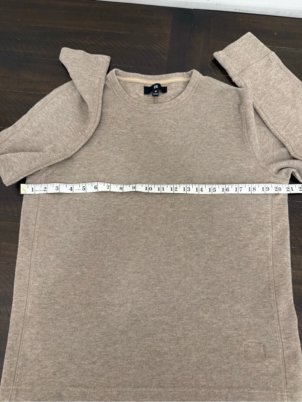 Banana Republic Tan Crew Neck Men’s Long Sleeve Pullover Sweater Size Medium